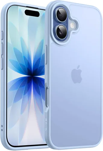 Miniatura 22 de JETech Funda mate para iPhone 17 de 6.3 pulgadas, protección contra caídas de grado militar, carcasa trasera translúcida esmerilada minimalista