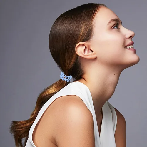 Miniatura 4 de Lazos para el cabello, paquete de 16 espirales para cabello grueso y fino, sin arrugas, sin daños, soportes para cola de caballo para mujeres y niños