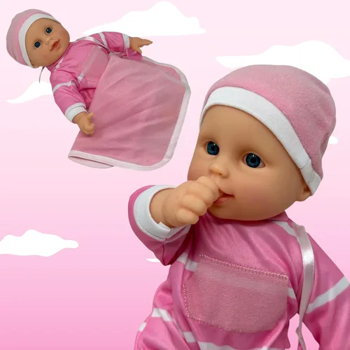 Miniatura 6 de The New York Doll Collection Muñeca de bebé de cuerpo suave de 11 pulgadas en caja de regalo, juguete de muñeca de 11 pulgadas para niños, niñas