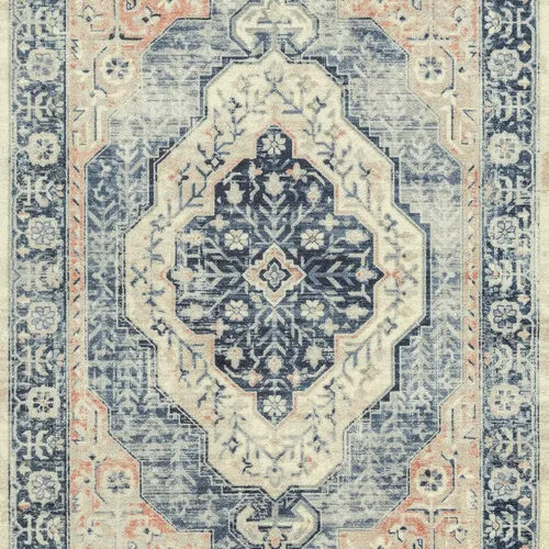 Miniatura 8 de Maples Rugs Caprice - Alfombra antideslizante para sala de estar y dormitorio, estilo bohemio, patrón medallón [fabricada en Estados Unidos]