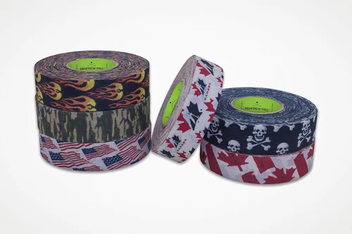 Miniatura 2 de Renfrew Cinta de hockey de tela con estampado de calavera y hueso cruzado profesional
