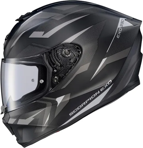 Miniatura 10 de ScorpionEXO R330 - Casco de motocicleta de cara completa con Pinlock Ready Shield Bluetooth con bolsillos para altavoces DOT ECE aprobado Bendr