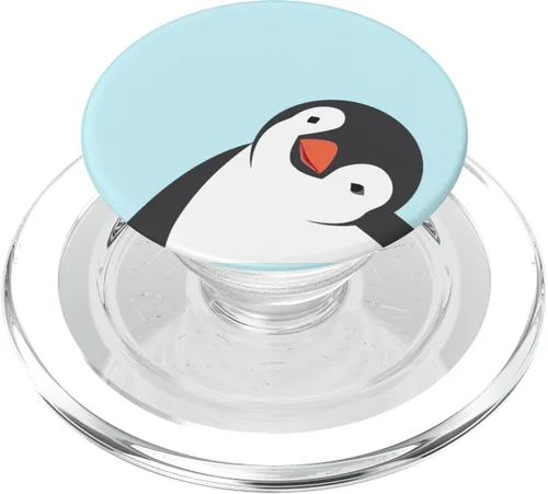 Miniatura 8 de Lindo Pingüino Cara Azul Regalos Para Pingüinos Amante PopSockets Swappable PopGrip