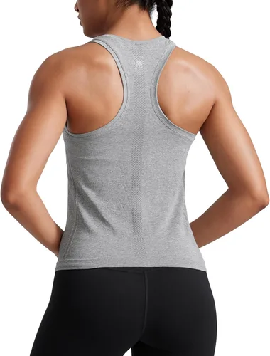 Miniatura 10 de CRZ YOGA - Camisetas sin mangas con espalda cruzada para mujer - Camisetas atléticas para gimnasio, para correr, sin mangas, transpirables