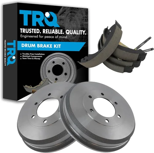 Miniatura 15 de Kit de tambor de freno y zapata ABS trasero TRQ Compatible con Subaru Forester Impreza