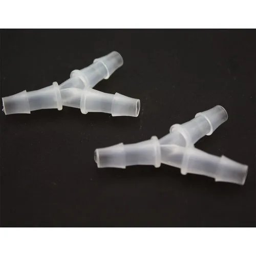 Miniatura 3 de TAODAN 10 unids 1/8 "manguera de plástico de púas iguales de púas 3 vías en forma de Y para manguera de polipropileno de plástico conectores