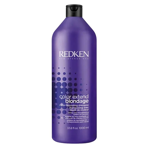 Redken Blondage Purple Shampoo For Blonde, Bleached or Highlighted Hair - Neutralizes Brassy Tones With Salicylic Acid, Color Depositing