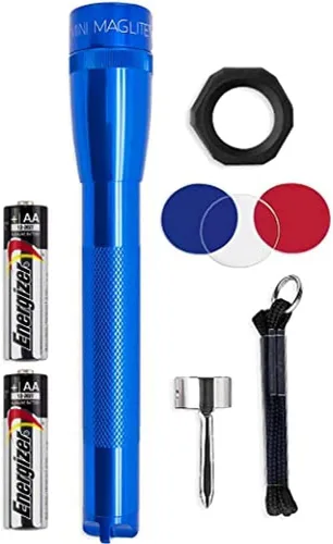 Miniatura 6 de MagLite Linterna LED Mini MAG 2 AA – Linterna compacta de 127 lúmenes con haz ajustable, modos alto/bajo, IPX4 resistente al agua, diseño resistente