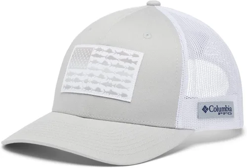 Miniatura 472 de Columbia - Gorra de malla con bandera con árboles unisex para adultos, corona alta