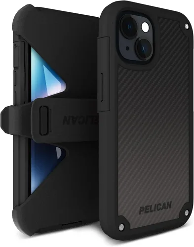 Miniatura 11 de Pelican Shield Series - Funda para iPhone 13/14 de 6.1 pulgadas [compatible con MagSafe] [protección contra caídas de grado militar de 21 pies]