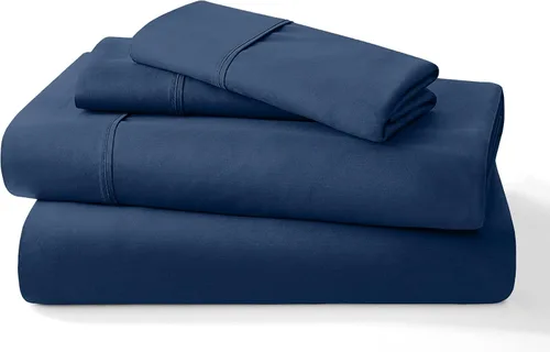 Miniatura 8 de Juego de sábanas puro de 100% algodón orgánico certificado de 1000 hilos, juego de ropa de cama de 4 piezas, bolsillo extra profundo de 24 pulgadas