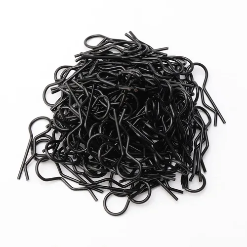 Miniatura 6 de 100 piezas de clips de cuerpo RC universales Springy R Pines para todos los coches de carretera a escala 1/8 en carretera Buggy Rock Crawler Truck