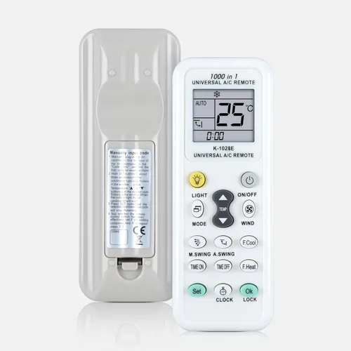 K-1028E Nuevo control remoto universal de CA 1000 en 1 para múltiples marcas Haier, Hitachi, Panasonic, LG, Sharp, Gree, Midea, Bosch, Toshiba,