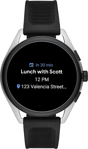 Miniatura 6 de Emporio Armani - Smartwatch 3 con tecnología Wear OS de Google con altavoz frecuencia cardíaca GPS NFC y notificaciones de celular inteligente Negro