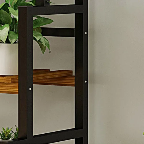 Miniatura 4 de Gdrasuya10 Soporte de 3 niveles para plantas colgantes, estantes de maceta de 68 pulgadas de alto, organizador de macetas, estante de metal