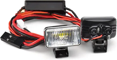 Miniatura 2 de 20MM Proyector rectangular Retro Simulación Electrochapado Reflector reflector reflector faro para 1:8 1:10 RC coche