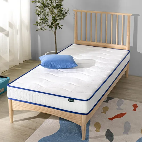 Miniatura 16 de ZINUS Colchón esencial de resortes interiores de 10 pulgadas, colchón para niños, sensación de firmeza media, espumas certificadas CertiPUR-US