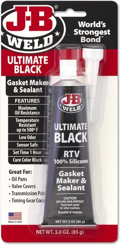 Miniatura 10 de Sellado J-B Weld Negro Rtv, 3 oz, Negro