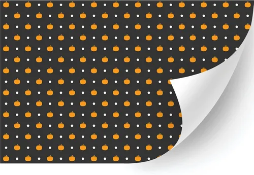 Miniatura 20 de HTV4U Vinilo de transferencia de calor con estampado de Halloween (zigzag de Halloween, 18.5 pulgadas x 3 yardas), papel de transferencia de prensa