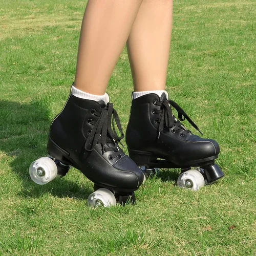 Miniatura 5 de Derby - Patines profesionales para interiores y exteriores para mujeres y hombres, patines ajustables de cuatro ruedas para personas mayores