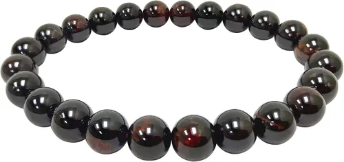 Miniatura 674 de Gem Avenue Handmade Round Bead Stretch Bracelet Unisex Natural Stone Beaded Jewelry for Men & Women, Elastic Wristband for Daily Wear