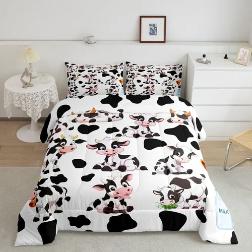 Miniatura 7 de Juego de ropa de cama de oso para niños y adolescentes, juego de edredón de animales salvajes para niños, adolescentes, naturaleza, vida silvestre