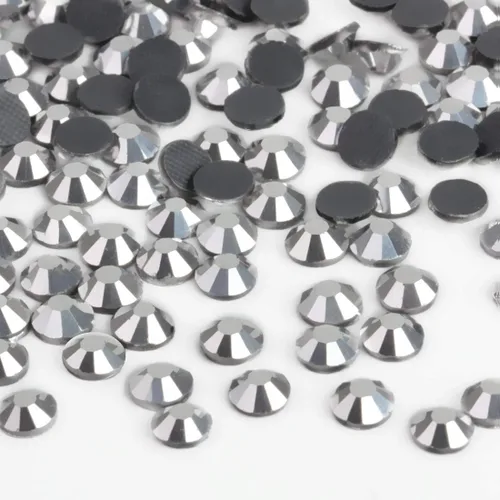 Miniatura 25 de BEADSLAND - Diamantes de imitación de cristal termoadhesivos, piedra cortada a máquina, 1440 unidades/paquete (amarillo limón, SS20/5 mm)