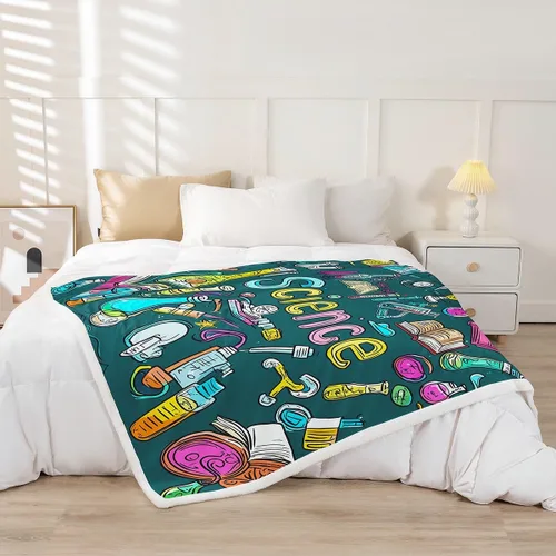 Miniatura 58 de Manta Throw con Estampado Egipcio Dorado Estilo Antiguo Egipto Manta Sherpa Patrón de Jeroglíficos del Antiguo Egipto Manta de Vellón para Niños