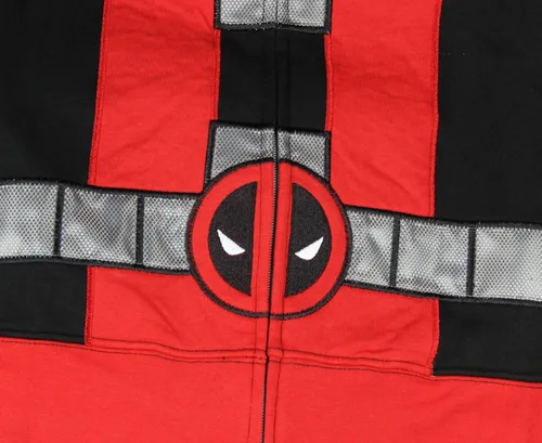 Miniatura 3 de Marvel Deadpool - Sudadera con capucha para hombre, Rojo