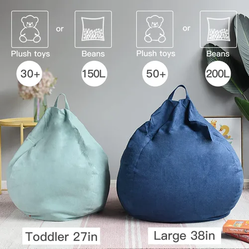 Miniatura 7 de YuppieLife Funda para puf de almacenamiento de animales para niños
