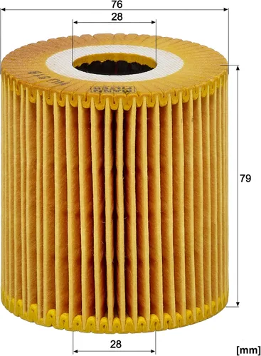 Miniatura 3 de Mann-Filter - Filtro de aceite no metálico HU 819 X.