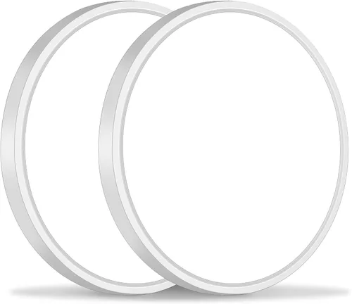 Miniatura 30 de Lámpara LED de techo de montaje al ras, equivalente a 100W, lámpara de techo empotrada moderna para cocina 5000K luz blanca diurna 15W 1200Lm 7