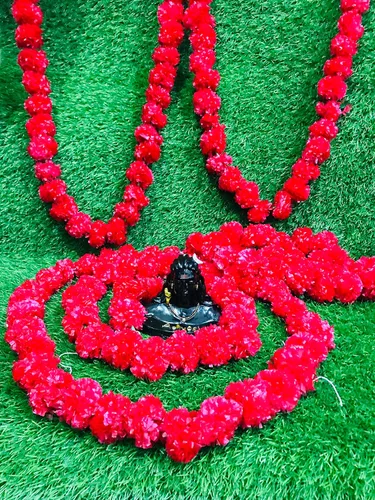 Miniatura 6 de Guirnalda de caléndula de 5 pies de 5 pies Decoración de manto de fiesta de boda india/americana, guirnalda de boda sintética, decoración Diwali
