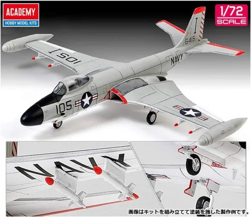 Miniatura 2 de Academy 1:72 - USN F2H-3 Banshee VF-41 Ases Negros