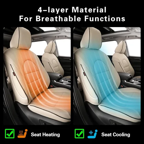 Miniatura 6 de EKR Camry Fundas de asiento para Toyota Camry L, LE, SE 2018-2024 y SE Nightshade 2020-2024, (no para híbrido), juego completo de fundas de asiento