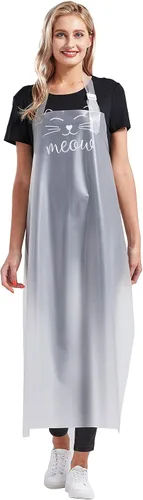 Nanxson Delantal impermeable de TPU Delantal de trabajo industrial ligero con hebilla ajustable delantales de carnicero para lavavajillas CF3148