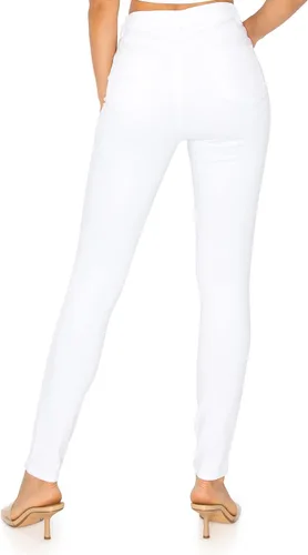 Miniatura 3 de KHAKI & BLUE Cali1850 - Jeans ajustados para mujer, elásticos, suaves, de tiro alto, cómodos, casuales