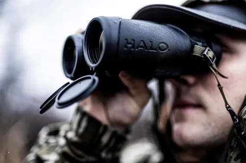 Miniatura 7 de Halo Optics K2000 binoculares con telémetro 10x 42mm
