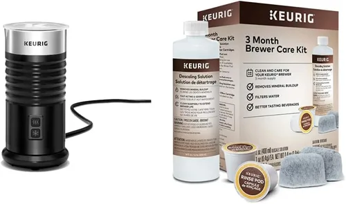 Miniatura 11 de Espumador Independiente Keurig Funciona con Leche No Láctea, Espumado Caliente y Frío, 6 Oz, Negro