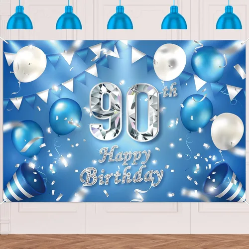 Miniatura 17 de Cartel de feliz cumpleaños número 11, globos de decoración de fondo de confeti de cristal, decoración temática para niños o niñas, vítores a 11