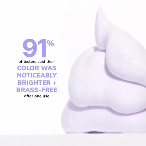 Miniatura 3 de COLOR WOW Espuma tonificante púrpura de control de color para cabello rubio