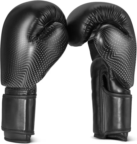 Miniatura 7 de Amazon Basics Guantes de boxeo para hombres y mujeres, para sparring, entrenamiento, Muay Thai, kickboxing, MMA