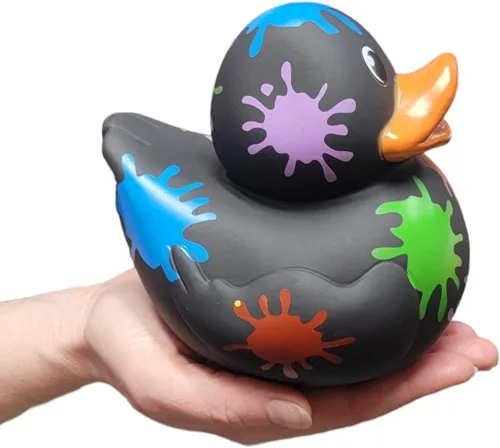 Big Rubber Ducky - Mezcla coleccionable (5.5 pulgadas) de alienígena, robot, dinosaurio, splat, ninja, confeti, corazón rosa, amarillo, unicornio y