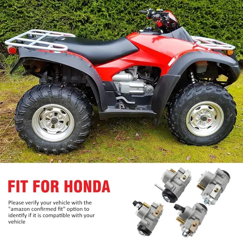 Miniatura 7 de M MATI Juego de cilindros de rueda de freno delantero izquierdo y derecho todos 4 para Honda TRX350 TRX400 TRX500 TRX650 45310-HN2-006 45330-HN2-006