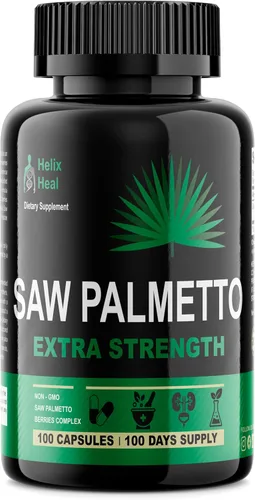 Saw Palmetto para hombres – Suplementos para la salud de la próstata para hombres Salud urinaria – Bloqueador natural de DHT, 500 mg tratamientos