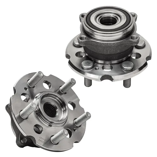 Miniatura 101 de Detroit Axle - 2.2L Bujes de rodamiento de rueda delanteros de 2 piezas para Honda Accord 90-97, 97 Acura CL, 2 rodamientos de ruedas y conjunto