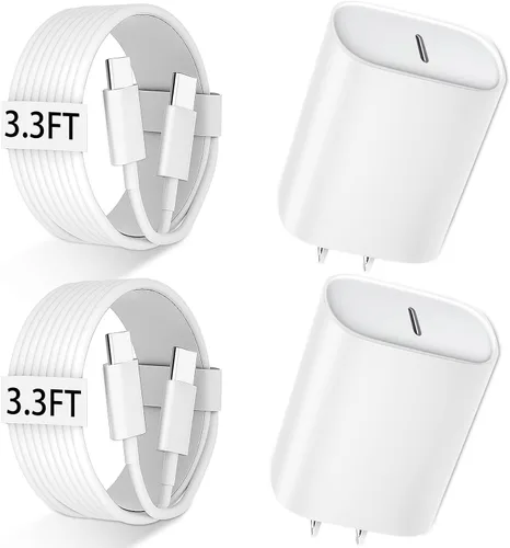 Miniatura 30 de Cargador para iPhone 17, 16, 15 Pro Max, cable largo USB C de carga rápida de 10 pies para Apple iPhone Block, con cargadores PD iPhone 17 de 20 W