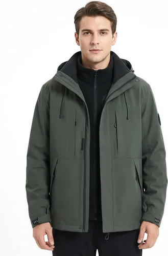 Miniatura 6 de Chaqueta de esquí, chaqueta de snowboard, impermeable y resistente al viento invierno con capucha chaqueta de escalada