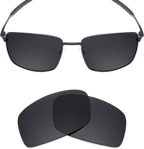 Miniatura 2 de Mryok - 4 pares de lentes polarizadas de repuesto para gafas de sol Oakley Square Wire 2 2014 - Stealth BlackFire RedIce BlueSilver Titanium