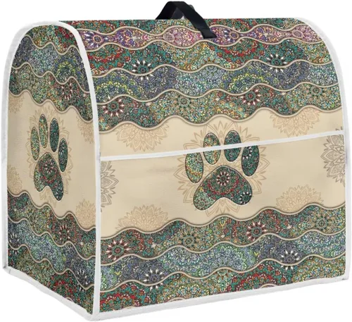 Miniatura 8 de Funda para batidora con estampado de girasol y bandera americana, cubierta protectora contra el polvo, adecuada para la mayoría de los modelos